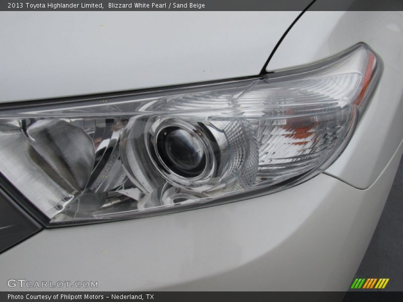Blizzard White Pearl / Sand Beige 2013 Toyota Highlander Limited