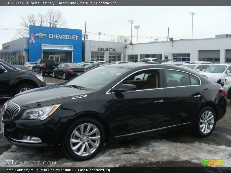 Carbon Black Metallic / Choccachino 2014 Buick LaCrosse Leather