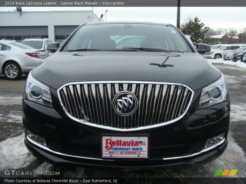 Carbon Black Metallic / Choccachino 2014 Buick LaCrosse Leather