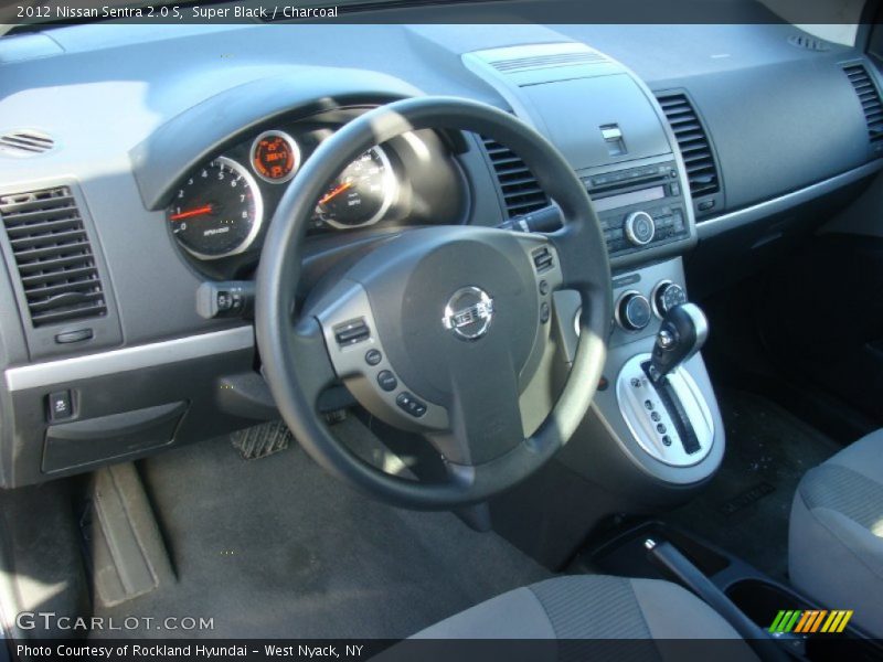 Super Black / Charcoal 2012 Nissan Sentra 2.0 S