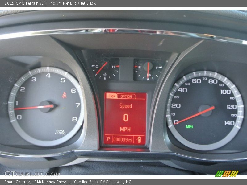 Iridium Metallic / Jet Black 2015 GMC Terrain SLT