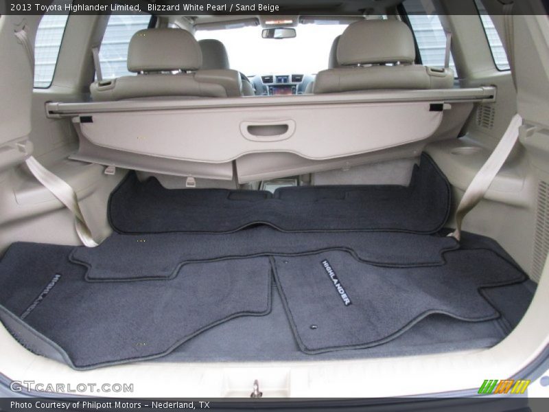 Blizzard White Pearl / Sand Beige 2013 Toyota Highlander Limited