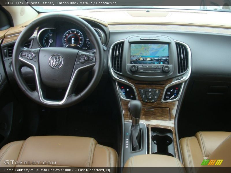 Carbon Black Metallic / Choccachino 2014 Buick LaCrosse Leather