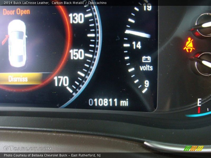 Carbon Black Metallic / Choccachino 2014 Buick LaCrosse Leather