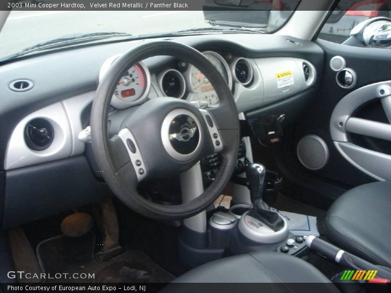 Velvet Red Metallic / Panther Black 2003 Mini Cooper Hardtop