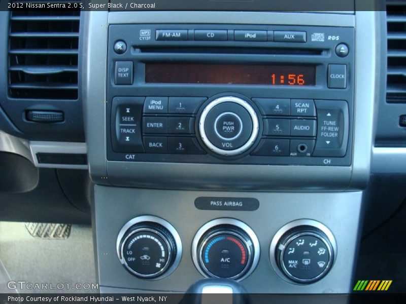 Super Black / Charcoal 2012 Nissan Sentra 2.0 S