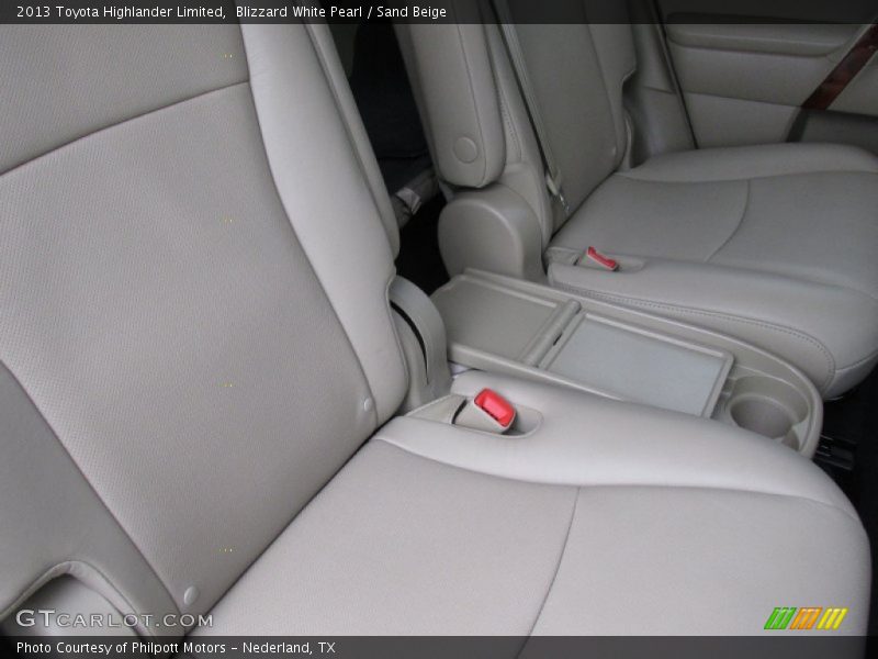 Blizzard White Pearl / Sand Beige 2013 Toyota Highlander Limited