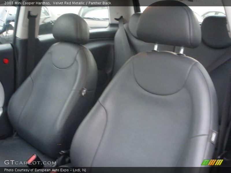 Velvet Red Metallic / Panther Black 2003 Mini Cooper Hardtop