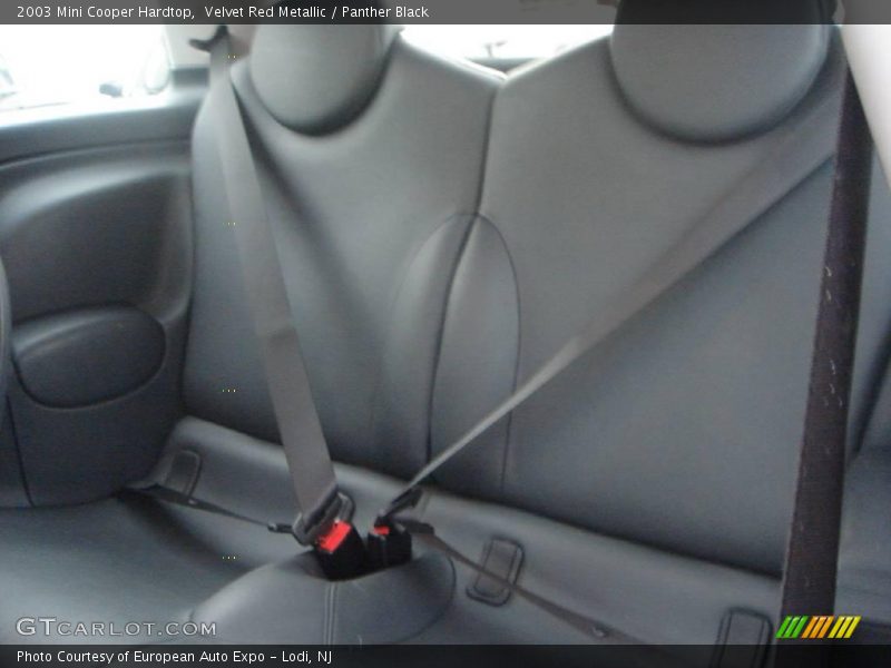 Velvet Red Metallic / Panther Black 2003 Mini Cooper Hardtop