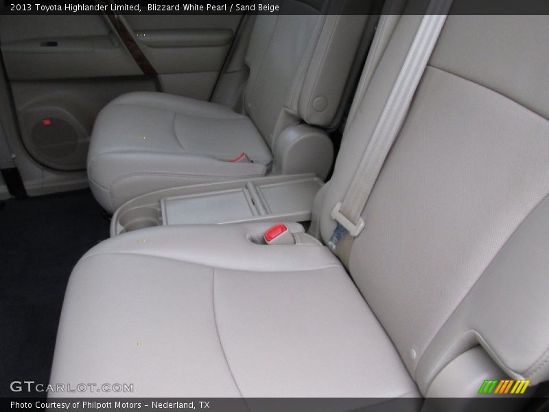 Blizzard White Pearl / Sand Beige 2013 Toyota Highlander Limited