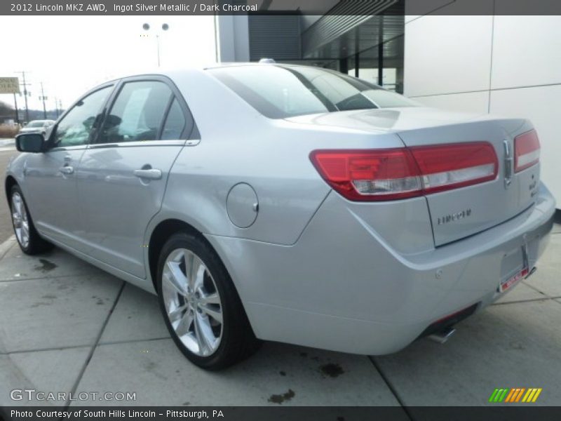 Ingot Silver Metallic / Dark Charcoal 2012 Lincoln MKZ AWD