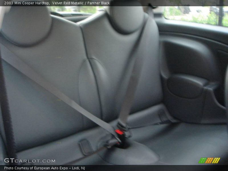 Velvet Red Metallic / Panther Black 2003 Mini Cooper Hardtop
