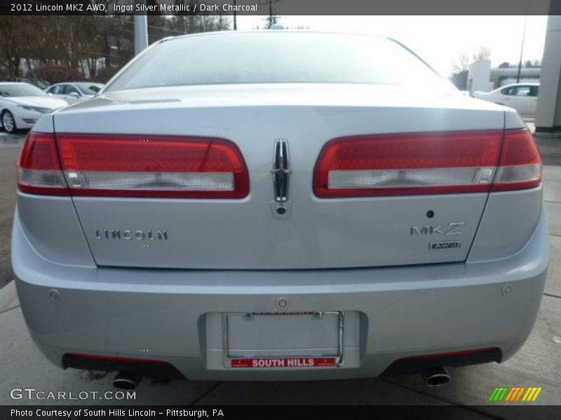 Ingot Silver Metallic / Dark Charcoal 2012 Lincoln MKZ AWD