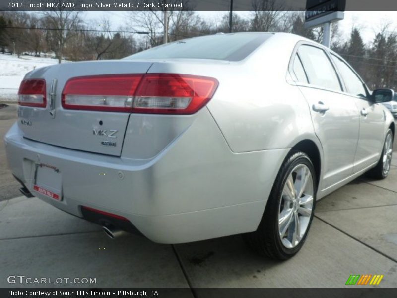 Ingot Silver Metallic / Dark Charcoal 2012 Lincoln MKZ AWD