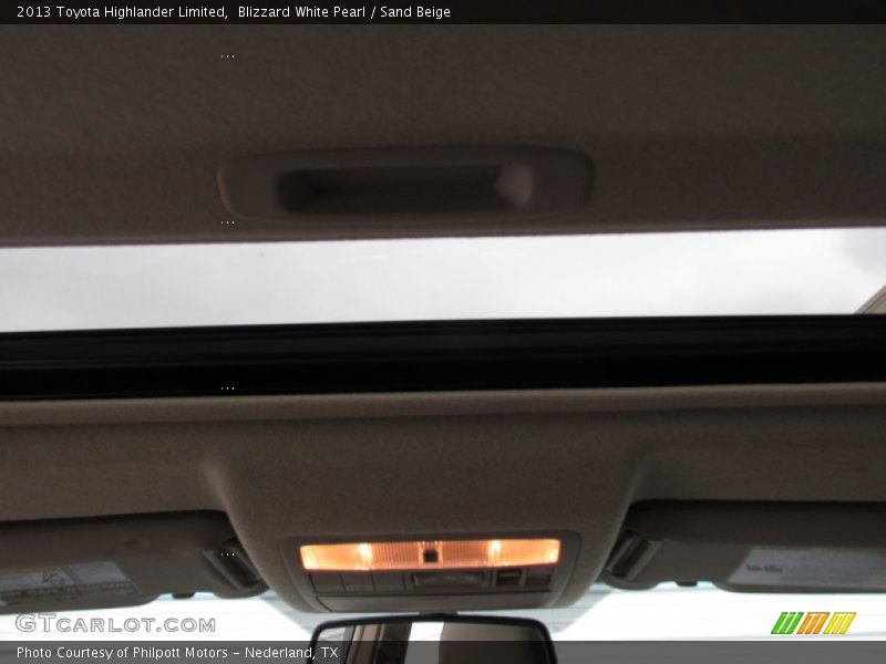 Blizzard White Pearl / Sand Beige 2013 Toyota Highlander Limited