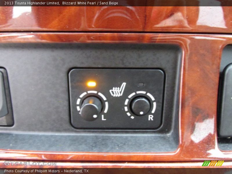 Blizzard White Pearl / Sand Beige 2013 Toyota Highlander Limited