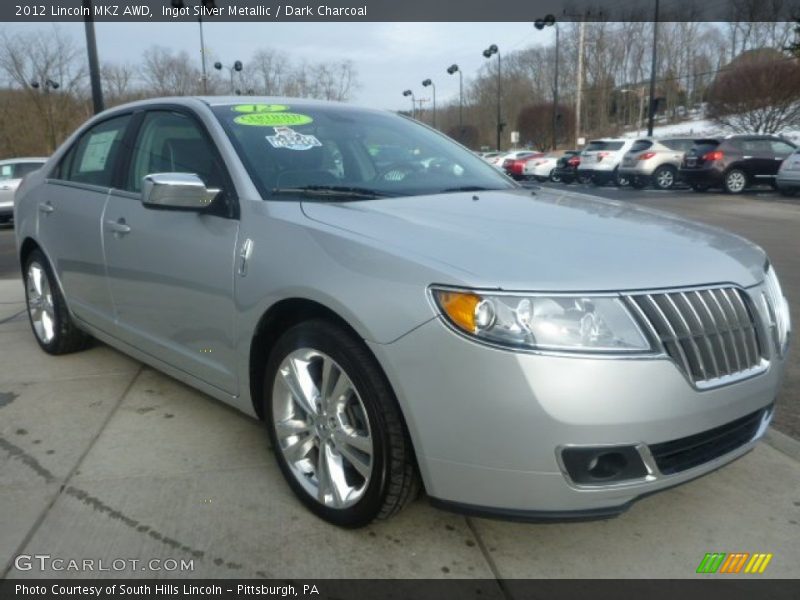 Ingot Silver Metallic / Dark Charcoal 2012 Lincoln MKZ AWD