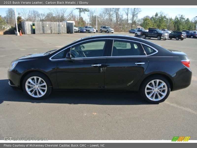 Carbon Black Metallic / Ebony 2015 Buick Verano Leather