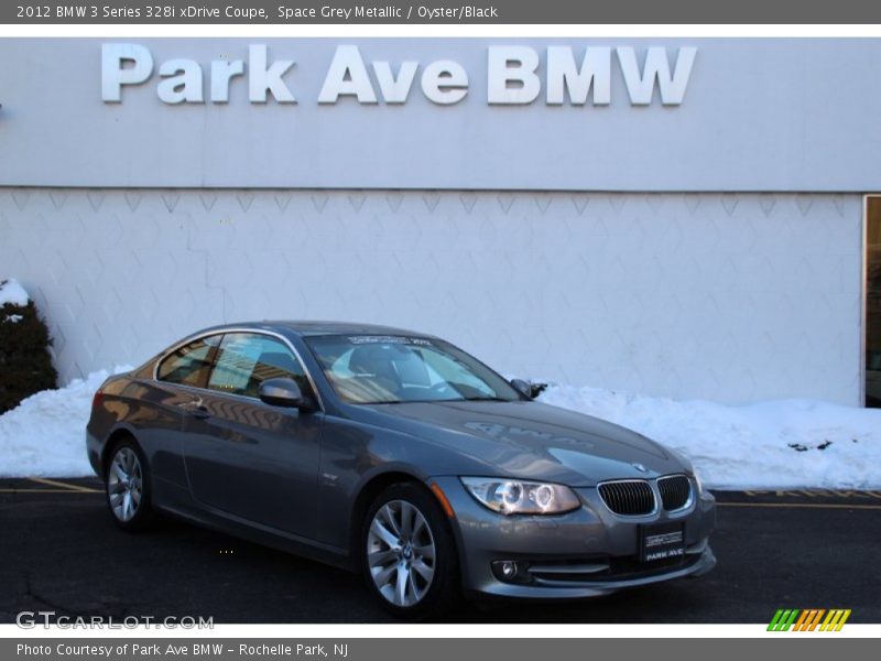 Space Grey Metallic / Oyster/Black 2012 BMW 3 Series 328i xDrive Coupe