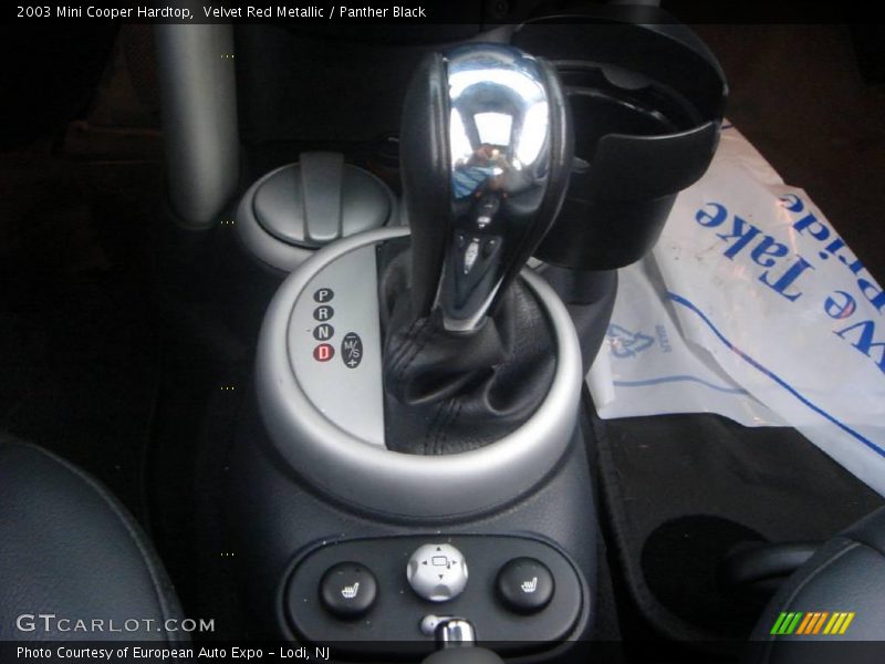 Velvet Red Metallic / Panther Black 2003 Mini Cooper Hardtop