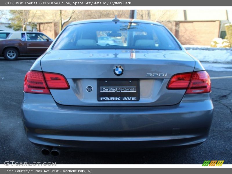 Space Grey Metallic / Oyster/Black 2012 BMW 3 Series 328i xDrive Coupe