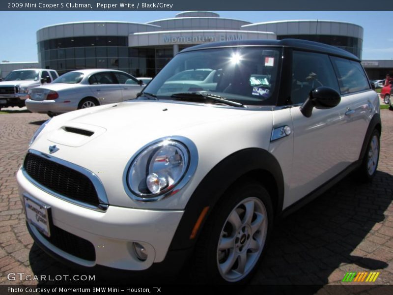 Pepper White / Black/Grey 2009 Mini Cooper S Clubman