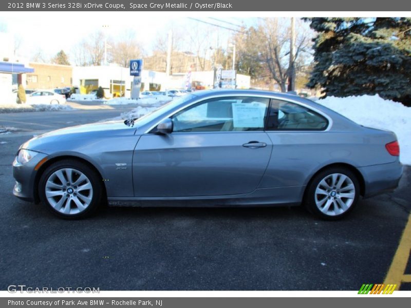 Space Grey Metallic / Oyster/Black 2012 BMW 3 Series 328i xDrive Coupe