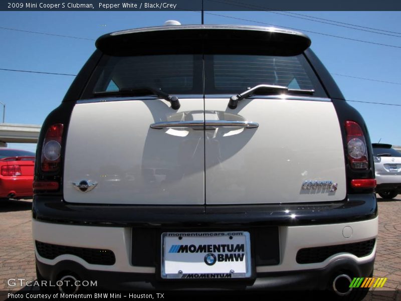 Pepper White / Black/Grey 2009 Mini Cooper S Clubman