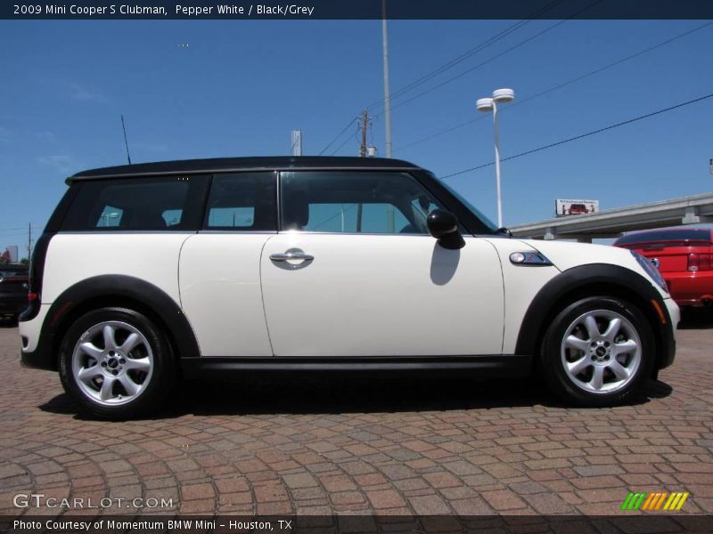 Pepper White / Black/Grey 2009 Mini Cooper S Clubman