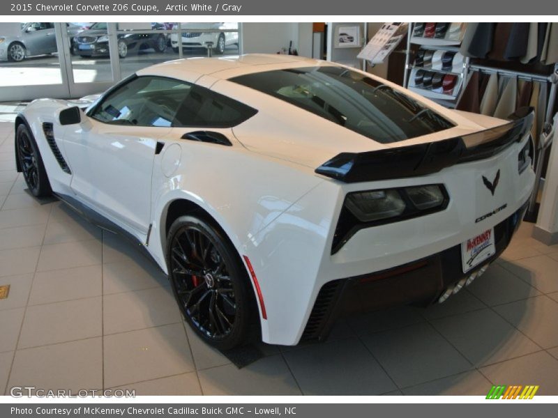 Arctic White / Gray 2015 Chevrolet Corvette Z06 Coupe