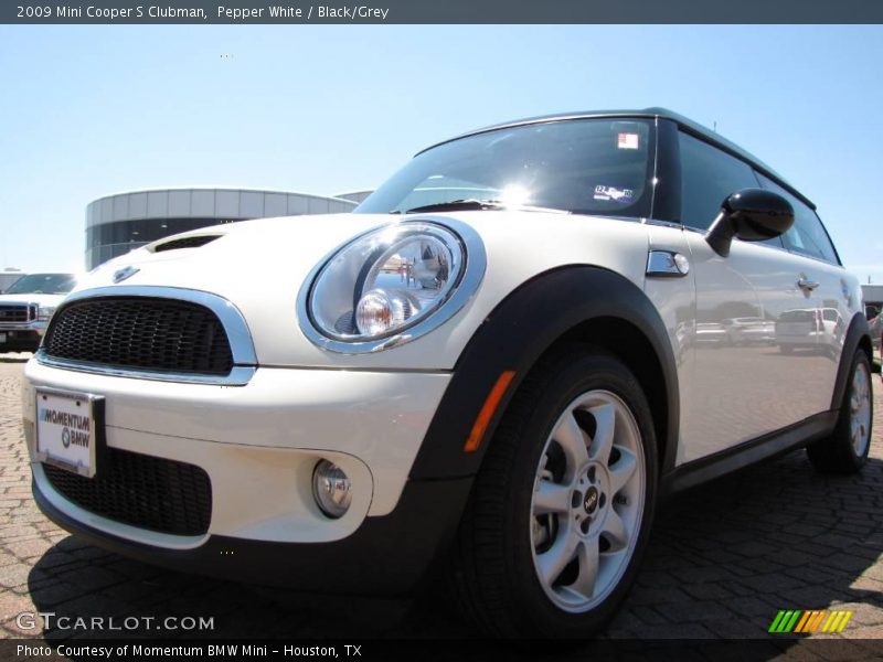 Pepper White / Black/Grey 2009 Mini Cooper S Clubman