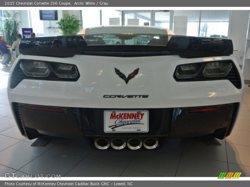 Arctic White / Gray 2015 Chevrolet Corvette Z06 Coupe