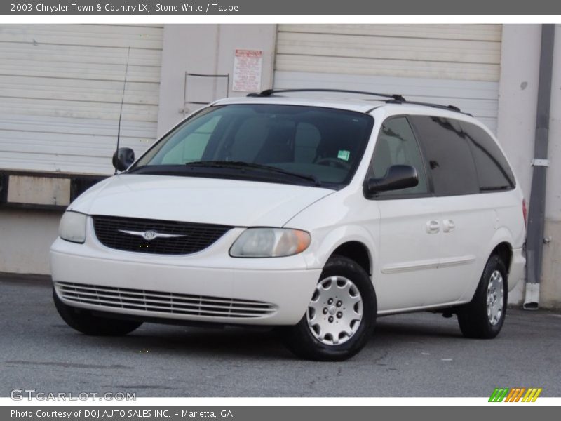 Stone White / Taupe 2003 Chrysler Town & Country LX