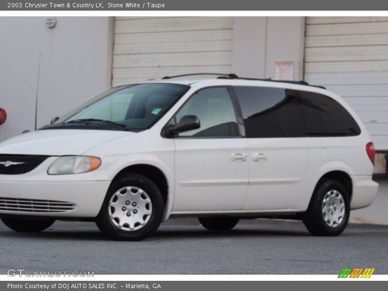 Stone White / Taupe 2003 Chrysler Town & Country LX