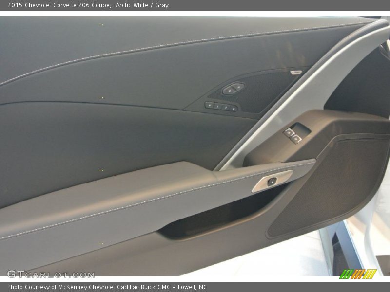 Arctic White / Gray 2015 Chevrolet Corvette Z06 Coupe