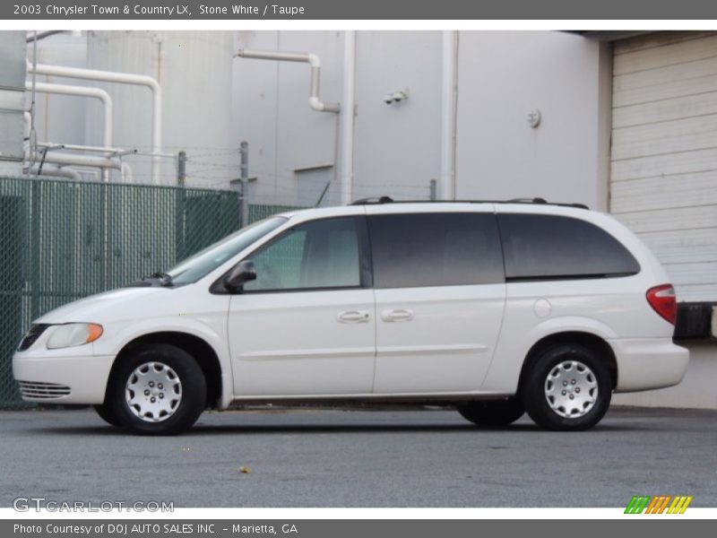 Stone White / Taupe 2003 Chrysler Town & Country LX