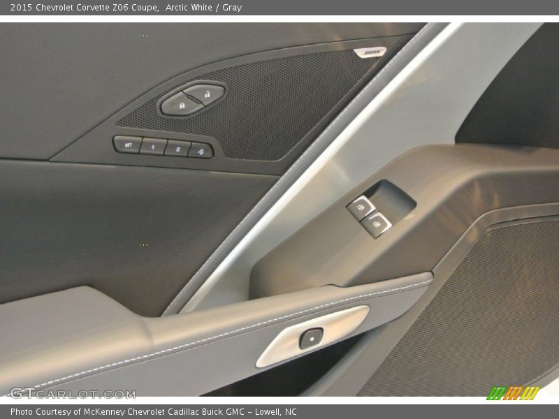 Arctic White / Gray 2015 Chevrolet Corvette Z06 Coupe