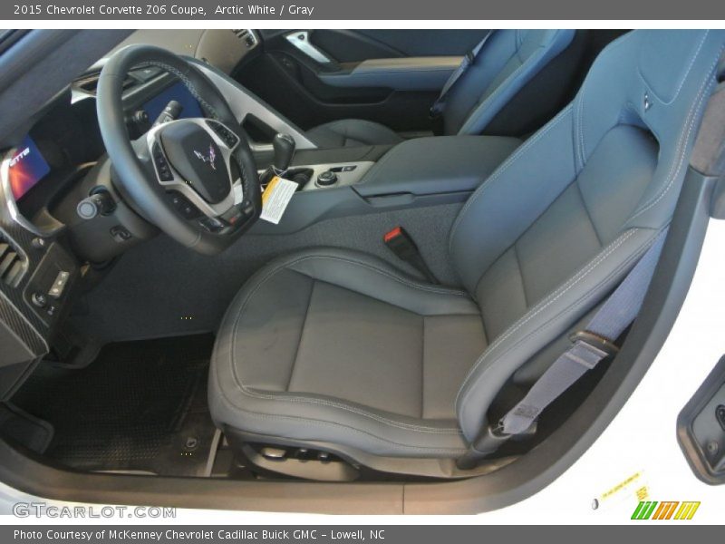  2015 Corvette Z06 Coupe Gray Interior
