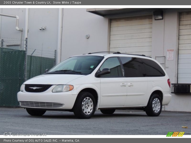 Stone White / Taupe 2003 Chrysler Town & Country LX