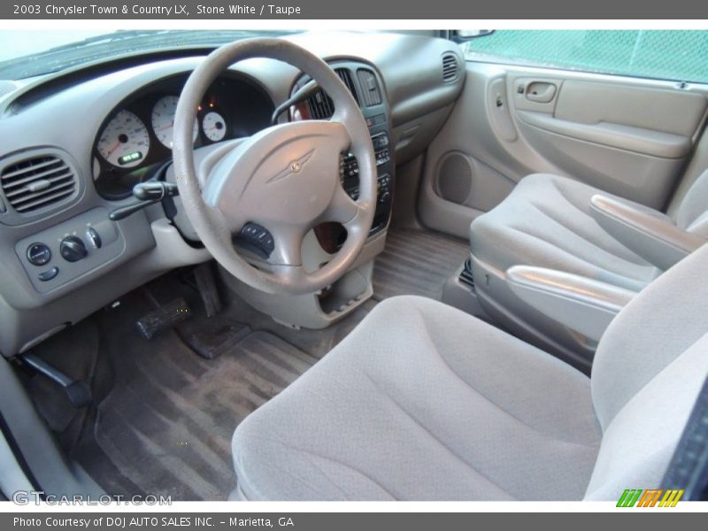  2003 Town & Country LX Taupe Interior