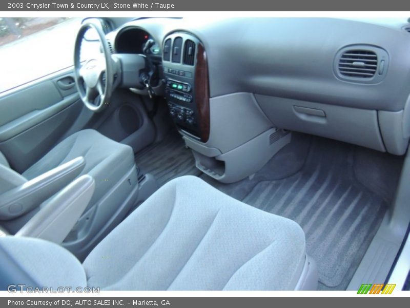Stone White / Taupe 2003 Chrysler Town & Country LX