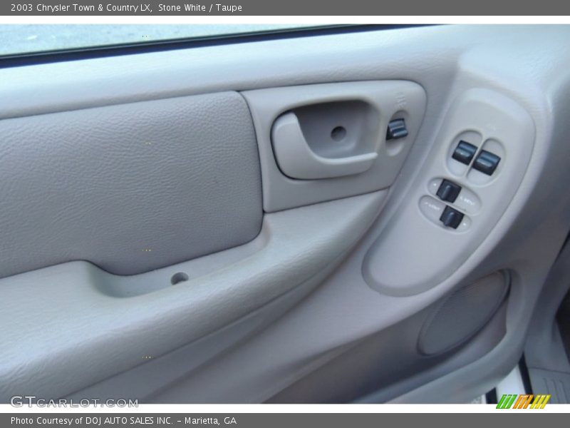 Stone White / Taupe 2003 Chrysler Town & Country LX