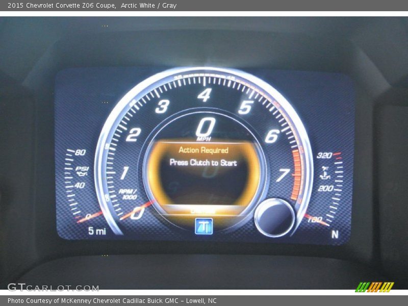  2015 Corvette Z06 Coupe Z06 Coupe Gauges