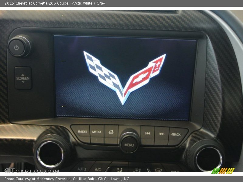 Arctic White / Gray 2015 Chevrolet Corvette Z06 Coupe
