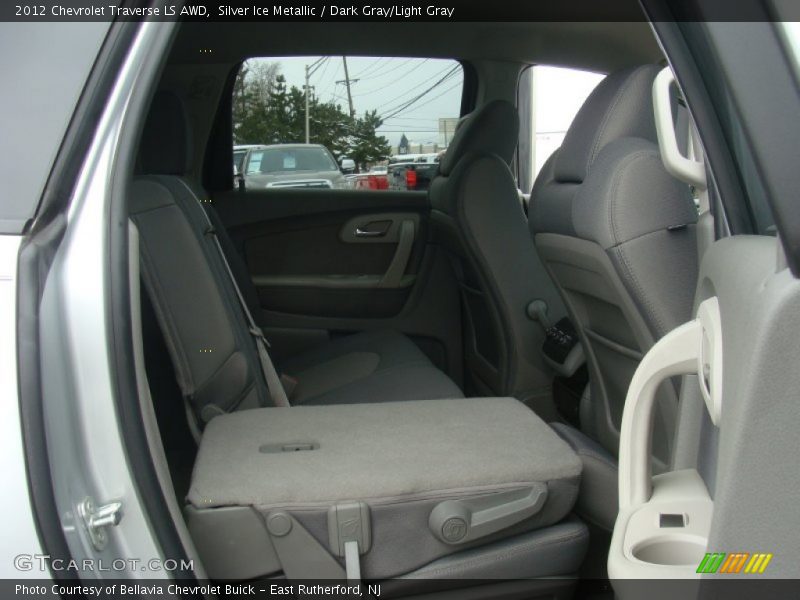 Silver Ice Metallic / Dark Gray/Light Gray 2012 Chevrolet Traverse LS AWD
