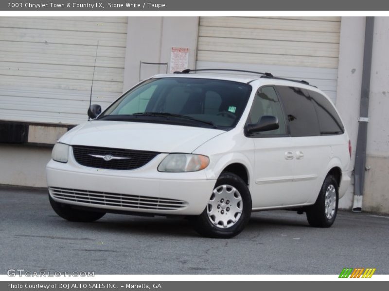 Stone White / Taupe 2003 Chrysler Town & Country LX