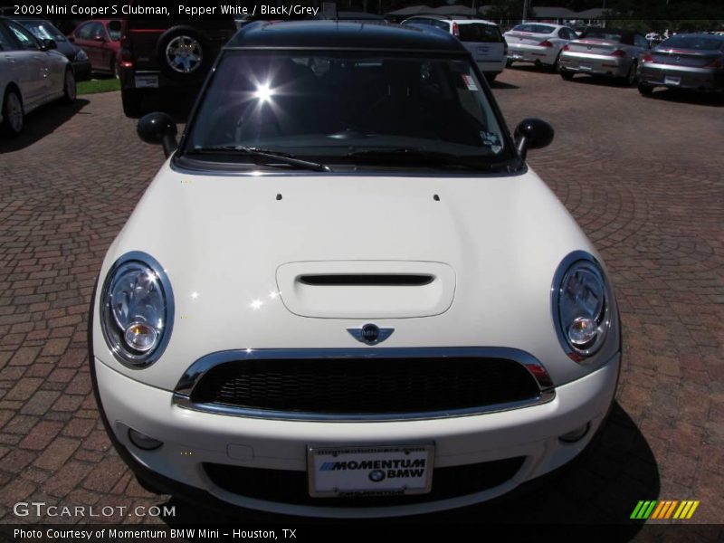 Pepper White / Black/Grey 2009 Mini Cooper S Clubman