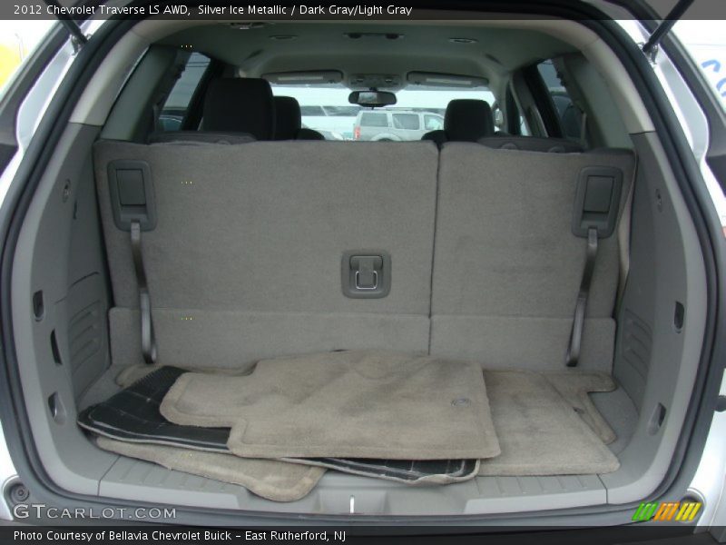 Silver Ice Metallic / Dark Gray/Light Gray 2012 Chevrolet Traverse LS AWD
