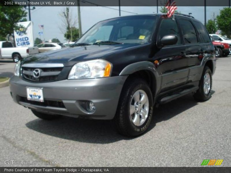 Black / Gray 2002 Mazda Tribute LX V6