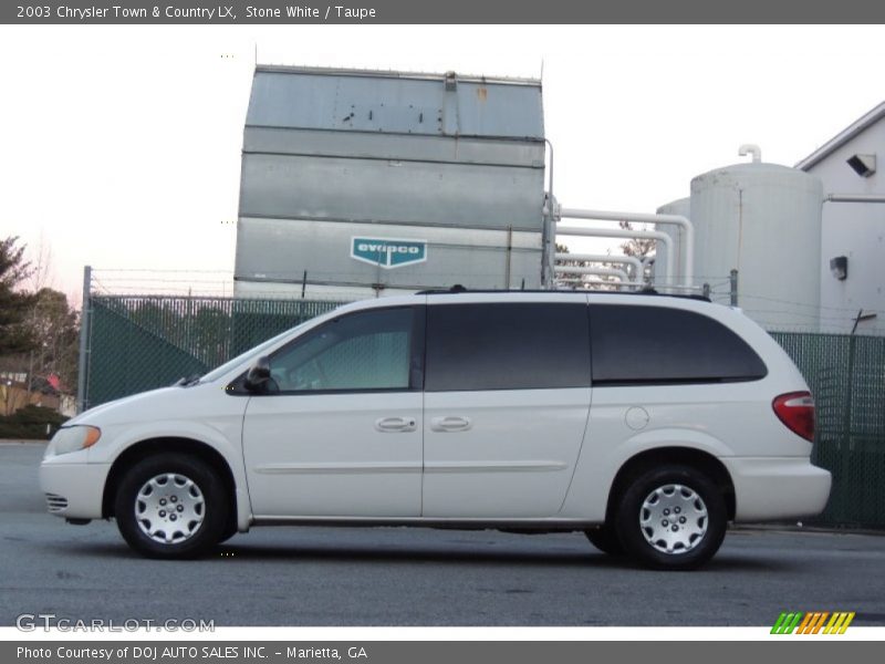 Stone White / Taupe 2003 Chrysler Town & Country LX